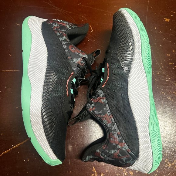 Under Armour Mens Black Curry HOVR Splash 2 Athletic Basketball Shoes Size US 13 main image 6